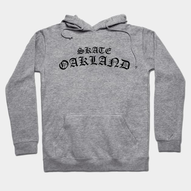 Skate Oakland / OG white Hoodie by sk70